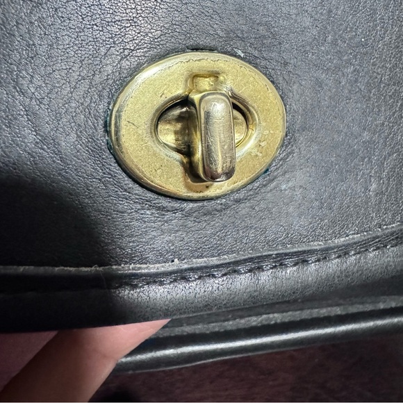 Vintage Coach City Bag 9790 Black Leather Purse with Hang Tag and COA - Picture 3 of 15